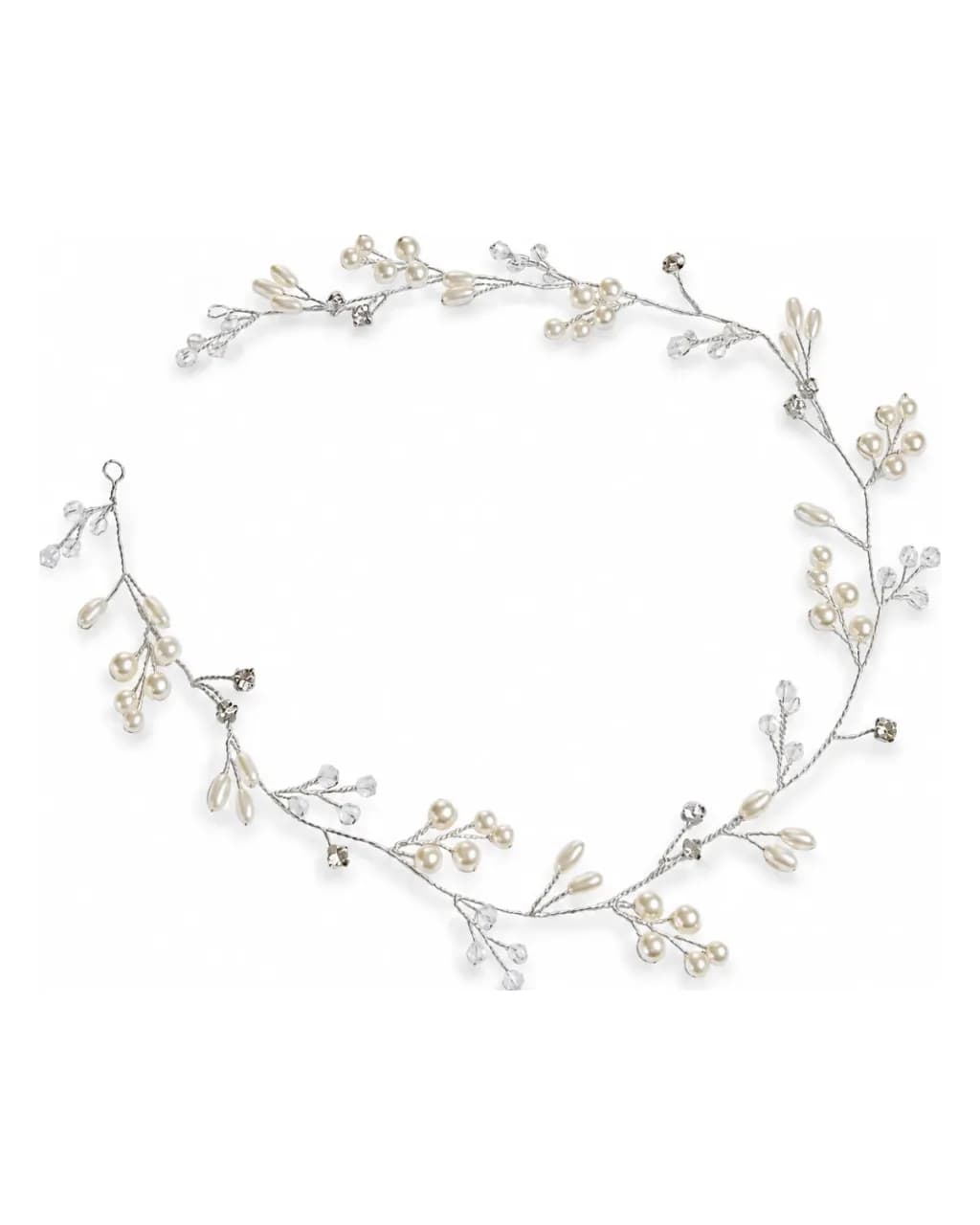 Bijou de cheveux perles et strass — 40 cm