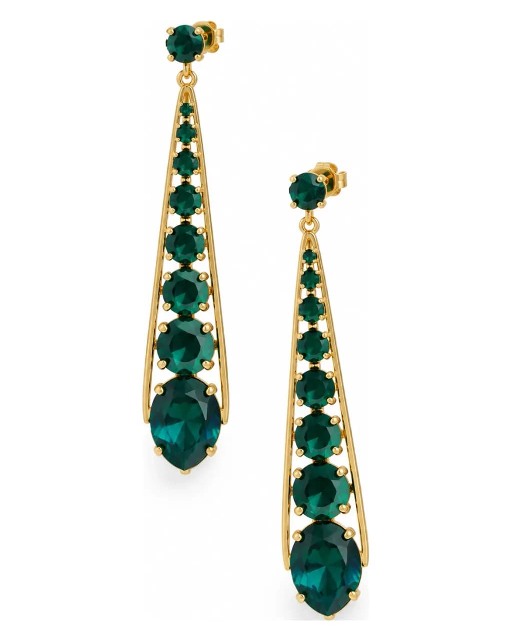 Boucles d'oreilles de cérémonie à chute — la paire