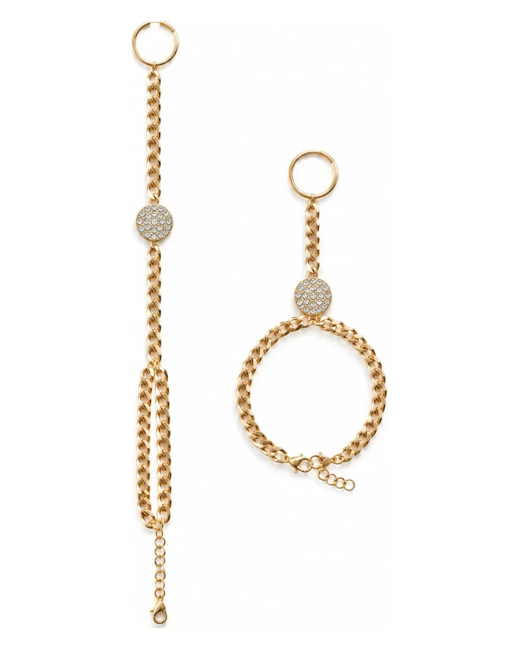 Chaîne de main (bracelet-bague) — la paire — vue 3