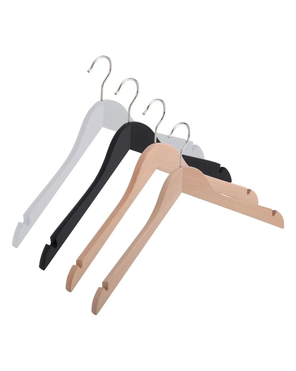 Cintres de mariée en bois à personnaliser — lot de 5