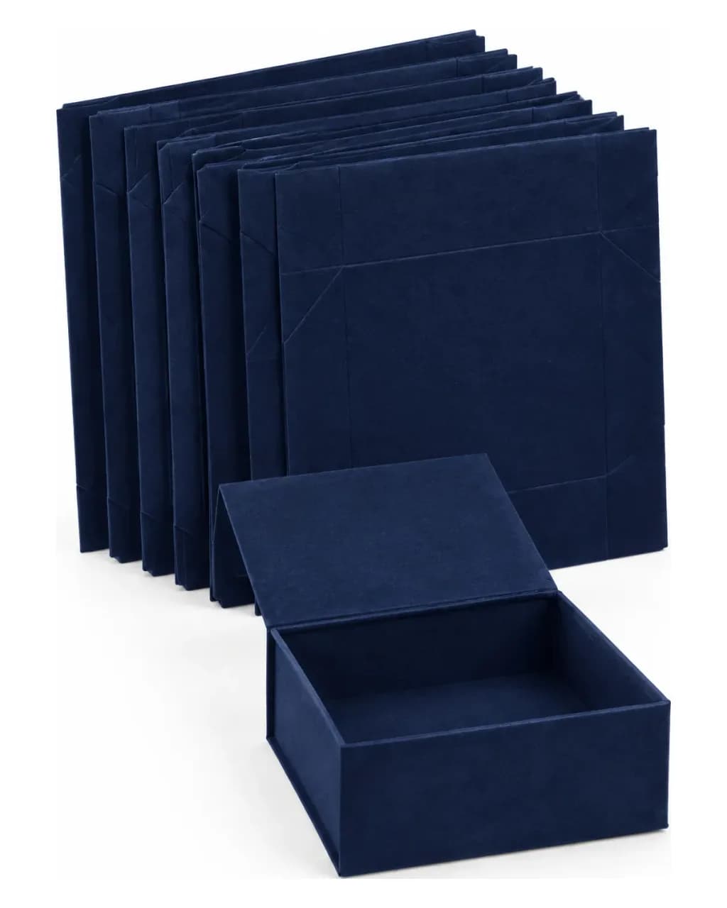 Coffrets cadeaux effet velours — lot de 10, à monter