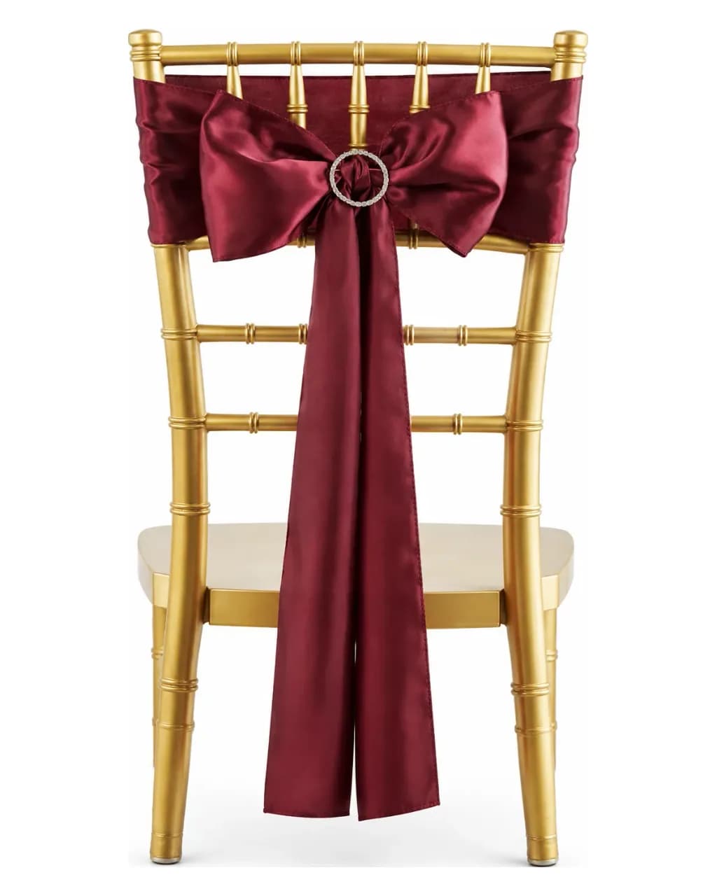 Nœuds de chaise en satin — lot de 10