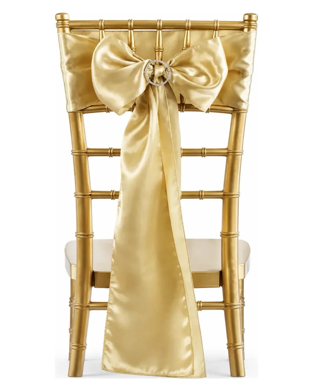 Nœuds de chaise en satin — lot de 10