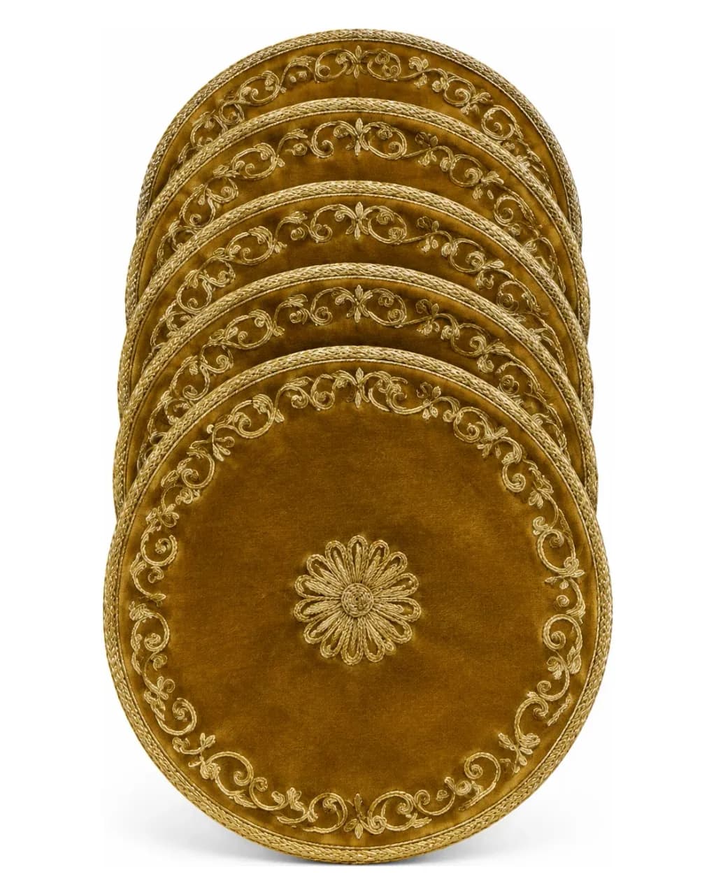 Mefrech de siniya brodé — lot de 6 pièces
