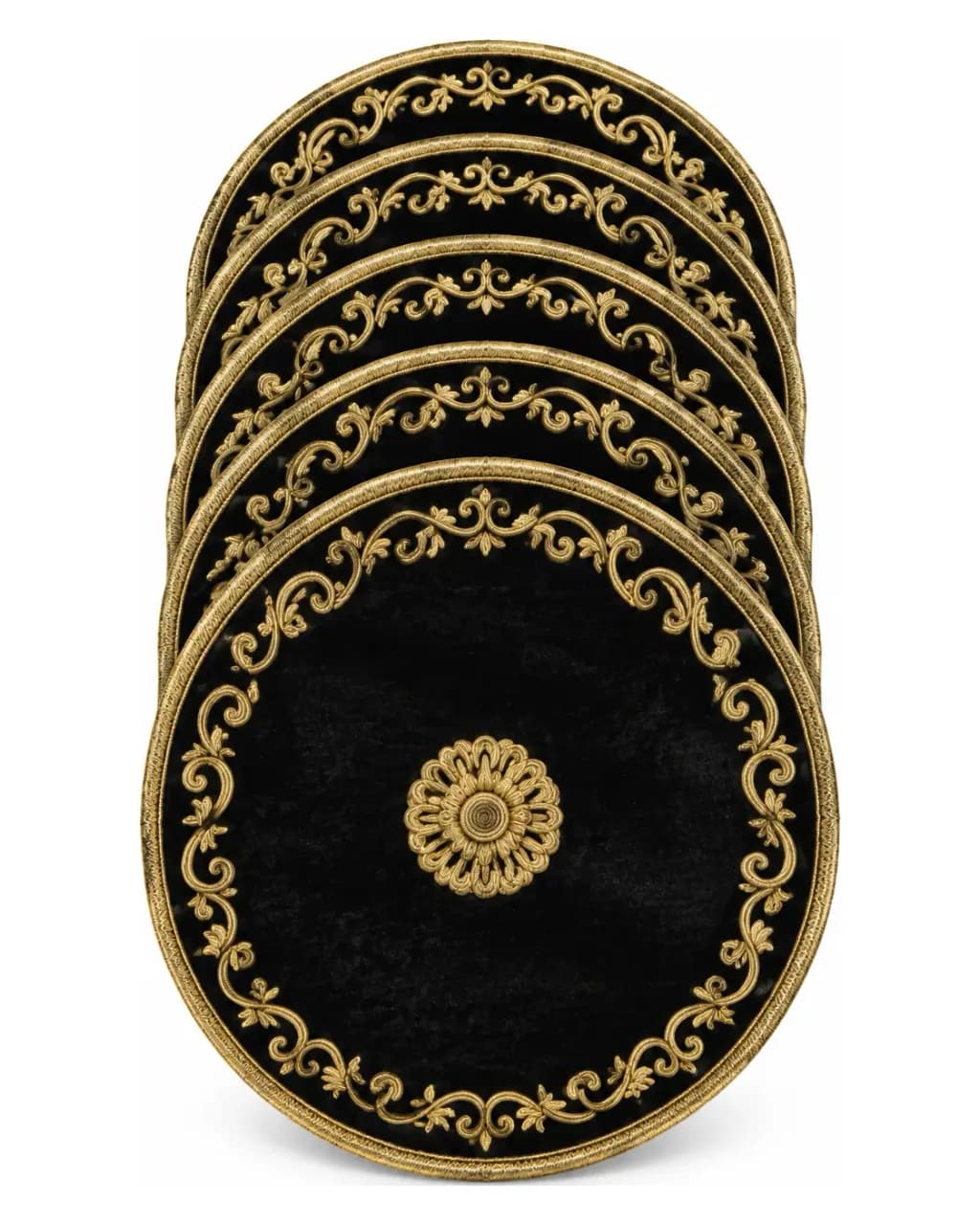 Mefrech de siniya brodé — lot de 6 pièces