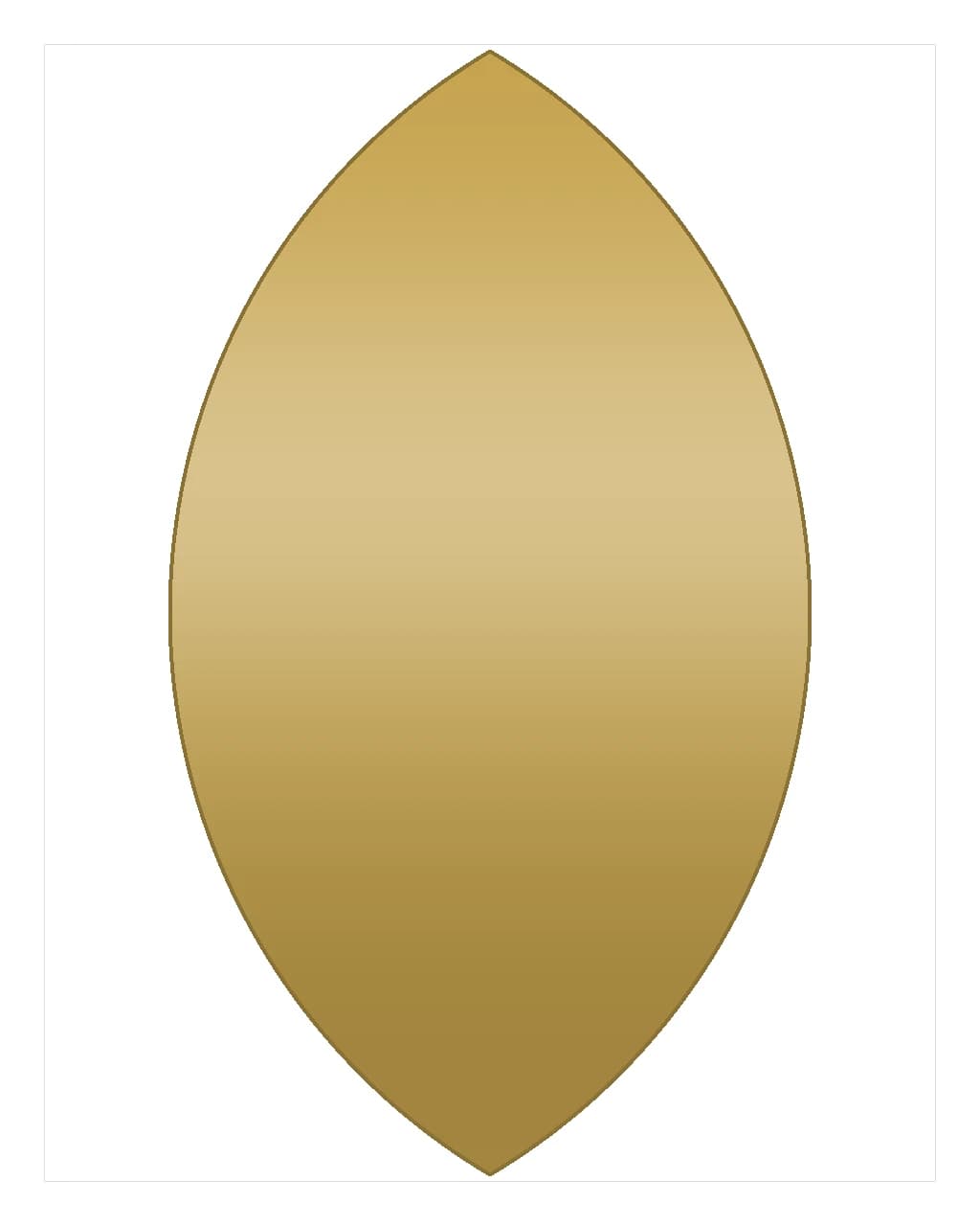 Siniya effet miroir — lot de 3 plateaux gigognes
