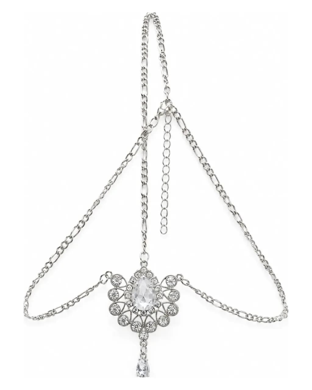 Tikka — bijou de front à goutte de cristal